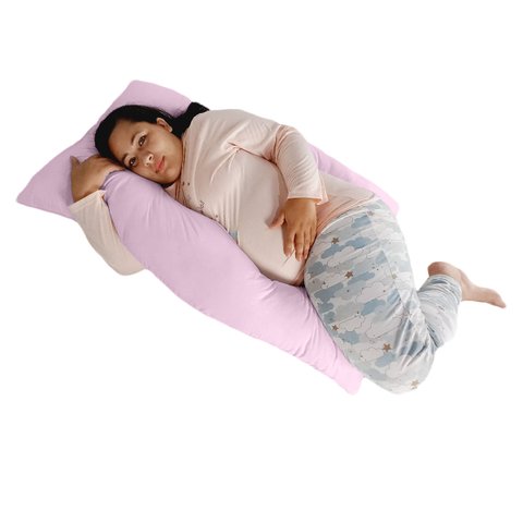 Travesseiro Gigante Happy Line 120 X 70 cm - Rosa