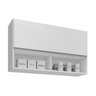 Armário de Cozinha Aéreo 100cm Basculante Mia M24 Branco - Mpozenato - 1