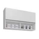 Ver imagem 1 de Armário de Cozinha Aéreo 100cm Basculante Mia M24 Branco - Mpozenato