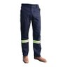 CALÇA DE BRIM UNIFORME PROFISSIONAL - COM FAIXA REFLETIVA 1/2 ELASTICO Diviseg 1/2 ELASTICO COM FAIX - 4