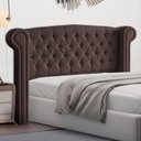 Ver imagem 6 de Cabeceira King Size Adelle 195cm C/ Frame Marrom