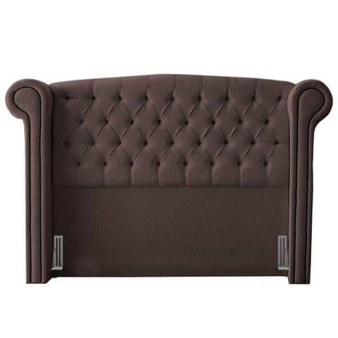 Cabeceira King Size Adelle 195cm C/ Frame Marrom