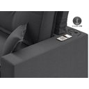 Ver imagem 6 de Sofá Palermo 2,80m Retrátil e Reclinável Linho Soft Grafite - Netsofas