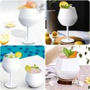Ver imagem 4 de Taça Copo Termico 2 em 1 Inox Vinho Bebida Drink Cocktail Evento Festa Praia Piscina Confratrenizaça