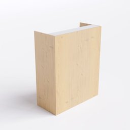 Balcão de Atendimento Loja Caixa para Recepção 90x45 - 2