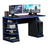 Mesa Gamer Escrivaninha Mesa De Computador Xp Varias Cores CASA JD MÓVEIS AZUL MARINHO - 1