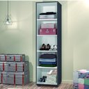 Ver imagem 3 de Armário Multiuso Organizador Lavanderia Sofia Preto J&A