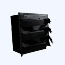 Ver imagem 3 de Caixa de Correios Cinza 6 Módulos Tamanho 15x50x36cm Aço Preto