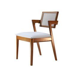 Conjunto de Mesa Gavea 1,80m com 6 Cadeiras - Madeira Tauari, Tampo - Távoli Decor - 4