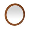 Moldura Formato Redonda de Madeira com Espelho Dália 75 X 75 Cm - 1