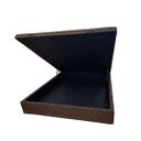 Ver imagem 1 de Cama Box Baú Viúvo Blindado com Pistão a Gás - Linhão - Turim Marrom