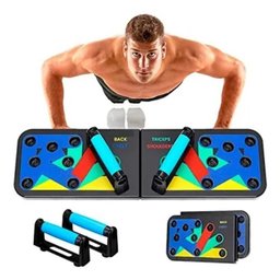 Plataforma de Exercicios Academia em Casa Apoio Pushup Prancha Flexao Ombro Triceps Multifuncional - 4