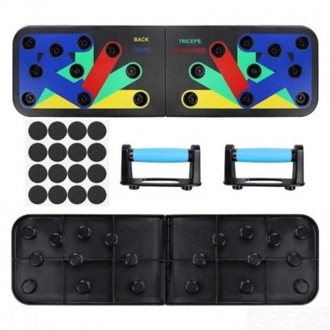 Plataforma de Exercicios Academia em Casa Apoio Pushup Prancha Flexao Ombro Triceps Multifuncional