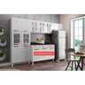 Cozinha Modulada Completa Mirage New 3 Peças (2 Armários + 1 Paneleiro) Cpt113 Branco - Telasul - 3