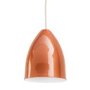 Ver imagem 5 de Kit 2 Pendente Soft Poptem Cone Aluminio Cobre e Branco Luminária Lustre 18cm Sala