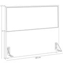 Ver imagem 5 de Cabeceira Cama Box Queen com Tachas 160 Cm Vicenza L02 Suede Azul Marinho - Lyam Decor