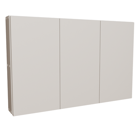 Armário Móvel Aéreo de Mdf para Banheiro Branco 80cm de Largura sem Espelho e com Fundo Esquerdo