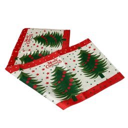 Caminho de Mesa Toalha Passadeira Natal Natalino Trilho Mesa de Jantar Decoraçao Arvore de Natal Fes - 4