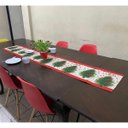 Ver imagem 3 de Caminho de Mesa Toalha Passadeira Natal Natalino Trilho Mesa de Jantar Decoraçao Arvore de Natal Fes