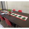 Caminho de Mesa Toalha Passadeira Natal Natalino Trilho Mesa de Jantar Decoraçao Arvore de Natal Fes - 3