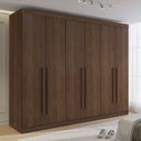 Ver imagem 1 de Guarda Roupa Casal 100% Mdf 6 Portas 6 Gavetas Paris Plus