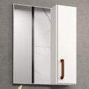 Ver imagem 3 de Conjunto Banheiro Gabinete com Pés 50cm Lavatório e Armário Allegra B06 Branco - Lyam Decor