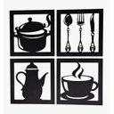 Ver imagem 1 de Kit Decoração Cozinha:preto