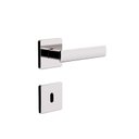 Ver imagem 3 de Fechadura 3f Linha Design Roseta Quadrada Inox Interna - Cromado