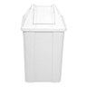 Cesto Quadrado com Tampa Vai e Vem 60 Litros Marrom - 4