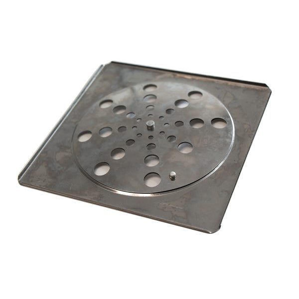 1x Grelha Quadrada 15x15cm para Ralo Inox Anti Odor Gq1501 - 4