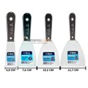 Ver imagem 4 de Kit Jogo 4 Peças Para Massa Gesso Pintura Espátula Aço