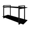 Nicho Industrial Paris Preto e Tampo Preto 80cm - 1