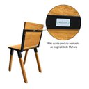 Ver imagem 4 de Conjunto de Mesa Industrial Bernardo Madeira Maciça 1,30Mx80cm com Ferragem Preta e 4 Cadeiras Detro