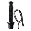 Ver imagem 2 de Torre de Embutir Powerplug 3t com 03 Tomadas 20a Preta Hafele 01 Unidade