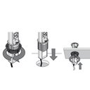 Ver imagem 4 de Torre de Embutir Powerplug 3t com 03 Tomadas 20a Preta Hafele 01 Unidade