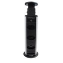 Ver imagem 1 de Torre de Embutir Powerplug 3t com 03 Tomadas 20a Preta Hafele 01 Unidade