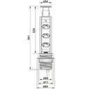 Ver imagem 5 de Torre de Embutir Powerplug 3t com 03 Tomadas 20a Preta Hafele 01 Unidade