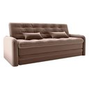 Ver imagem 6 de Sofá Cama Reclinável 3 Lugares Casal com Bicama Auxiliar Madalena Matrix