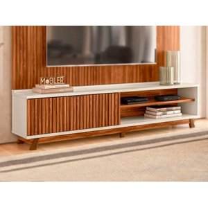 Rack para Tvs 2,10 Cinamomo/mel Genesis Mobler