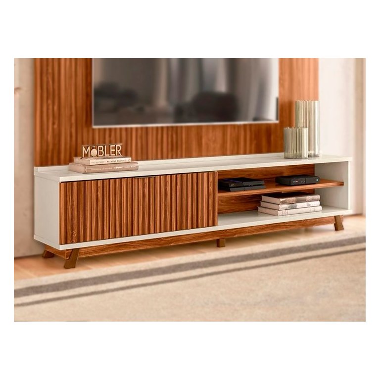 Rack para Tvs 2,10 Cinamomo/mel Genesis Mobler