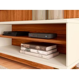 Rack para Tvs 2,10 Cinamomo/mel Genesis Mobler - 3