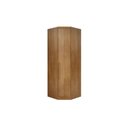Ver imagem 1 de Closet Modulado de Canto Obliquo Rizon C/ 1 Porta Cor Freijó Cumaru - Novo Horizonte