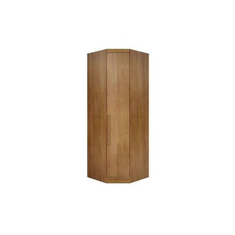 Closet Modulado de Canto Obliquo Rizon C/ 1 Porta Cor Freijó Cumaru - Novo Horizonte