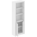 Ver imagem 2 de Estante Armário Alta Livreiro Multiuso Office 2 Portas Branco