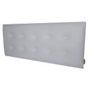Ver imagem 2 de Cabeceira Queen Botonê 10 Corino Branco 160 X 60