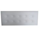 Ver imagem 4 de Cabeceira Casal Botonê 10 Corino Branco 140 X 60