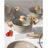 JOGO DE PANELAS MARBLE EDITION 5PC LIGHT GREY ANTIADERENTE CERAMICO E INDUCAO OSTER HOME - 2