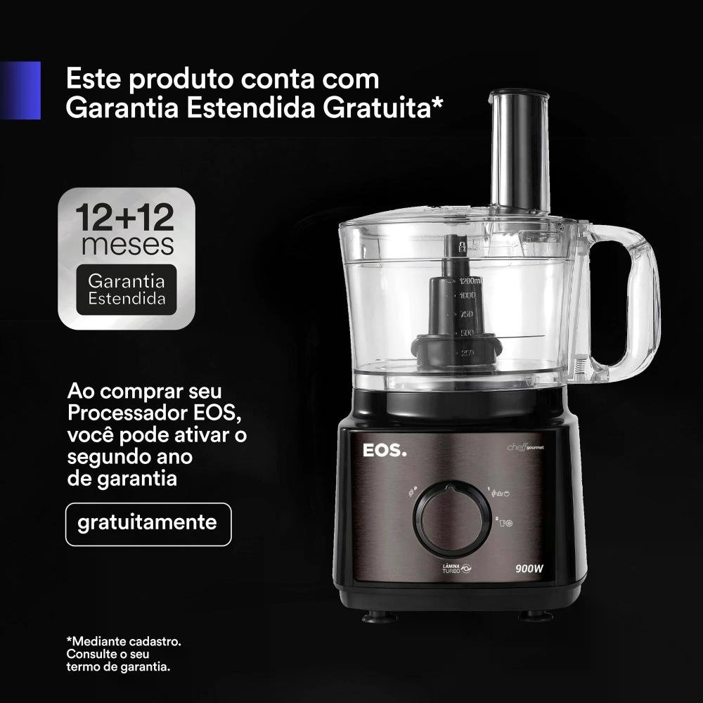 Processador de Alimentos 7x1 EOS EPS01T 900W Titanium 110V - 5