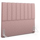 Ver imagem 2 de Cabeceira Cama Box Casal 140 Cm Dália W01 Linho Rosa - Lyam Decor