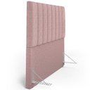 Ver imagem 6 de Cabeceira Cama Box Casal 140 Cm Dália W01 Linho Rosa - Lyam Decor